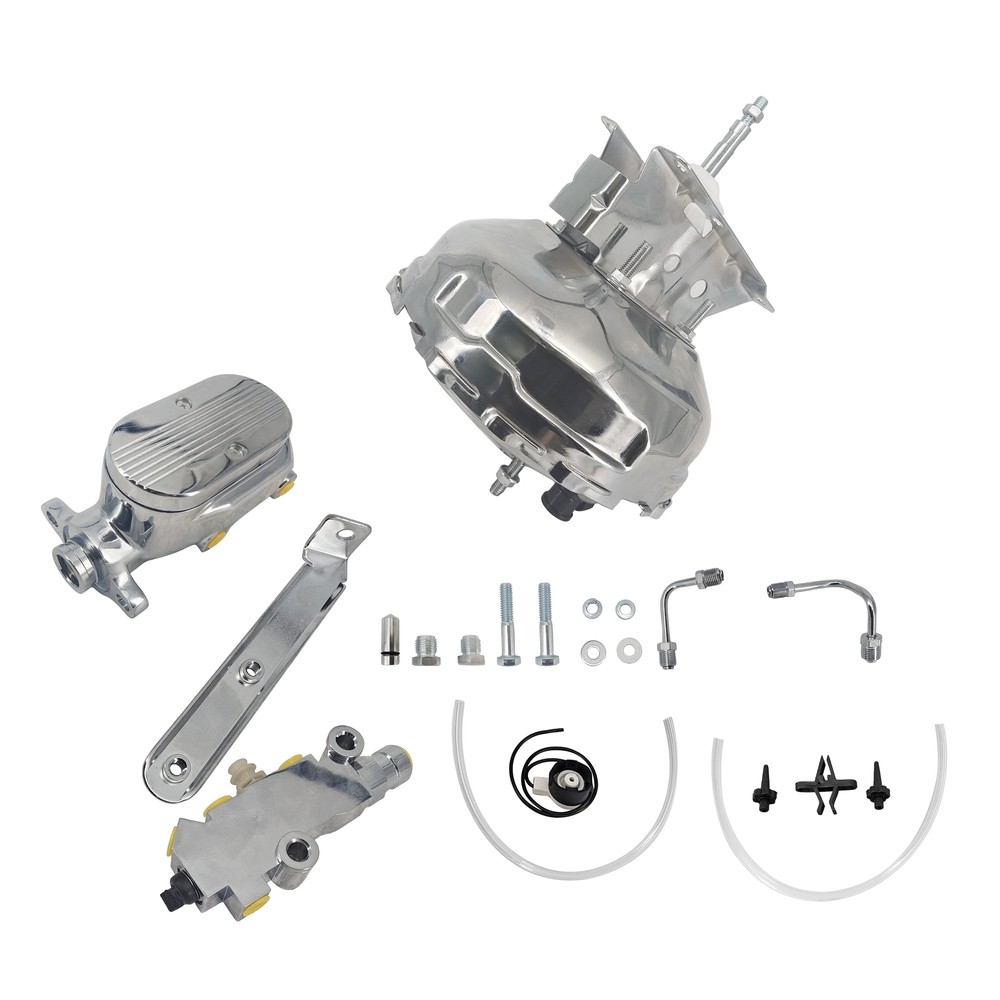 11” Brake Booster + Master Disc Drum For Chrome 73 - 93 Chevy GMC C10 1500 Truck