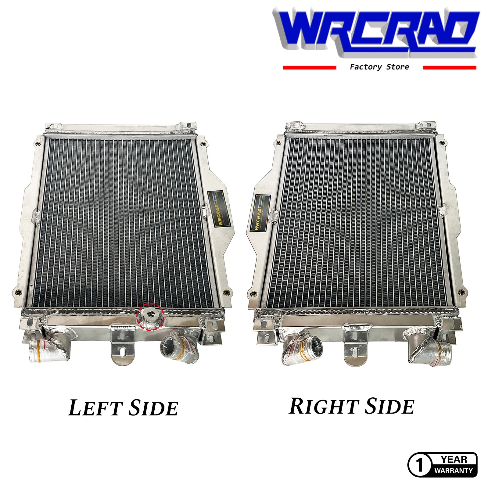 Radiator Left+Right Side Fits Ferrari 355 F355 3.5L 1994-1999 #807928 Aluminum