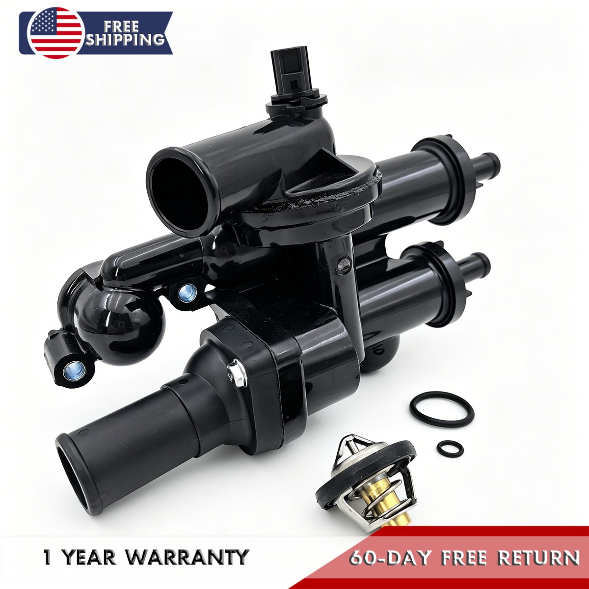 Coolant Thermostat Housing Assembly Dodge Chrysler 200 Jeep 2.0L 2.4L
