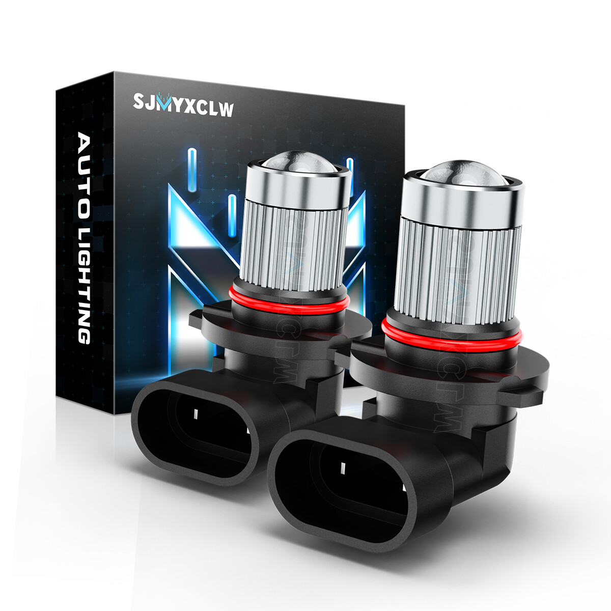 Pair H10 9145 9140 LED Fog Driving Light Bulbs Kit Cool White 6000K Super Bright