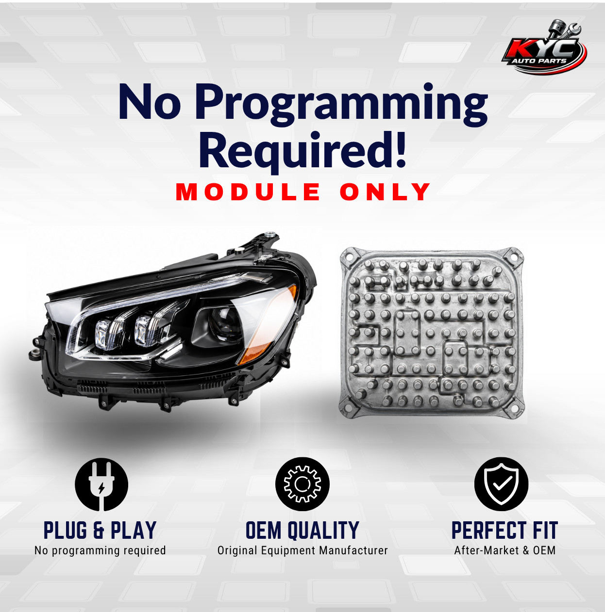 2020-2026 Mercedes GLS 450 580 W167 Headlight Module Ballast FIT LH/RH 2020-2026 Mercedes GLS 450 580 W167 Headlight Module Ballast FIT LH/RH