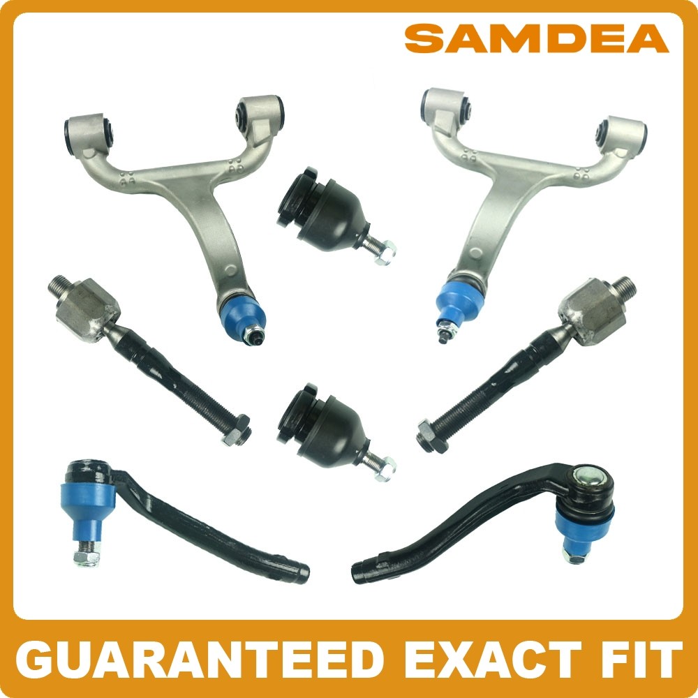 8PCS Front Control Arm Ball Joint Tie Rod Kit Fit For Mercedes W163 ML320