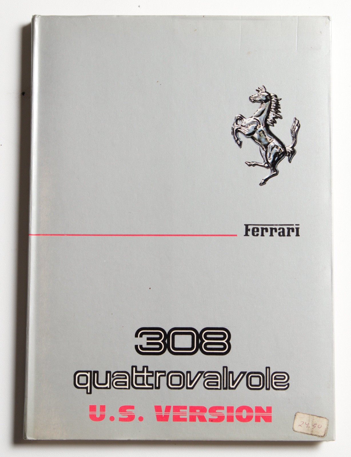 Original Ferrari 308 QV Owner's Manual Quattrovalvole 1983 USA 260/83