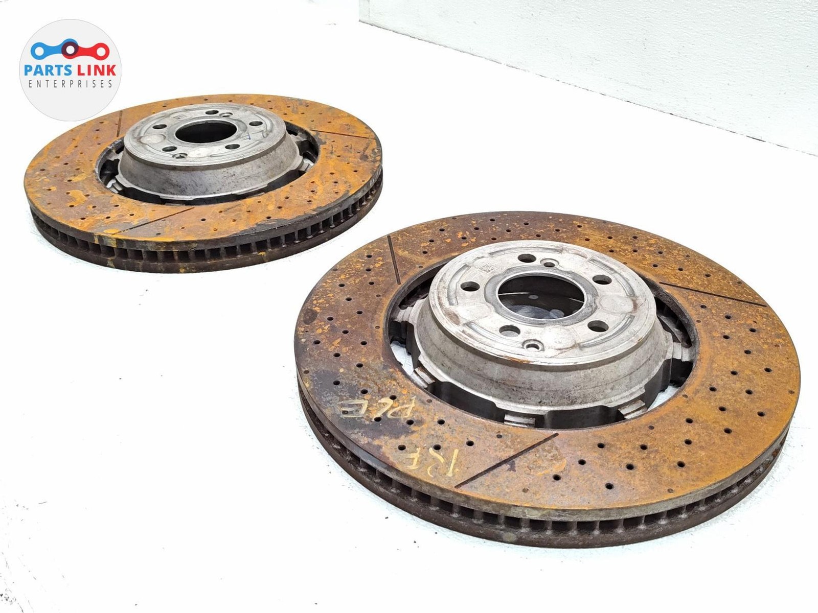 2019-2023 MERCEDES AMG GT63 S X290 FRONT LEFT & RIGHT DISC BRAKE ROTOR SET OEM