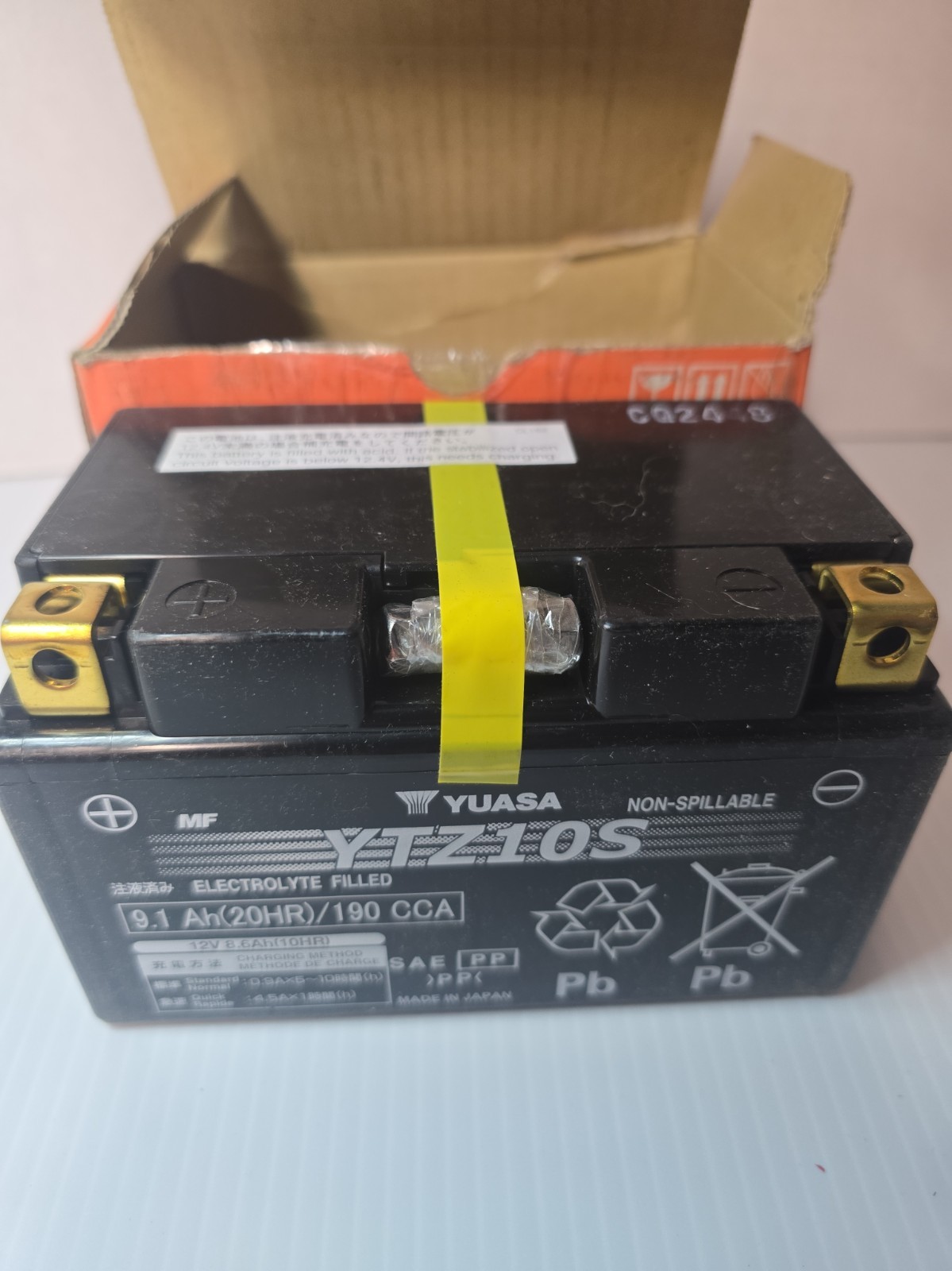 Yuasa YTZ10S High Performance AGM Maintenance-Free Battery - YUAM7210A