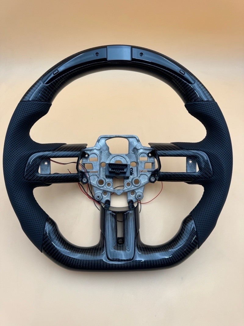 Carbon Fiber Smart Steering Wheel 2018-2023 Mustang EcoBoost/GT for Shelby GT