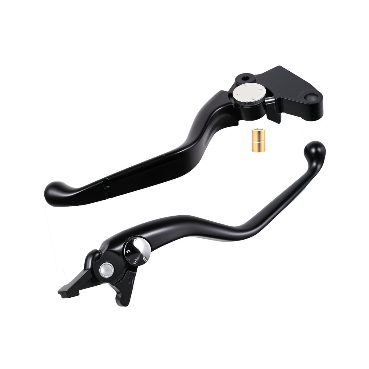 Black Brake Clutch Levers Compatible For Triumph Bonneville Bobber 17-25