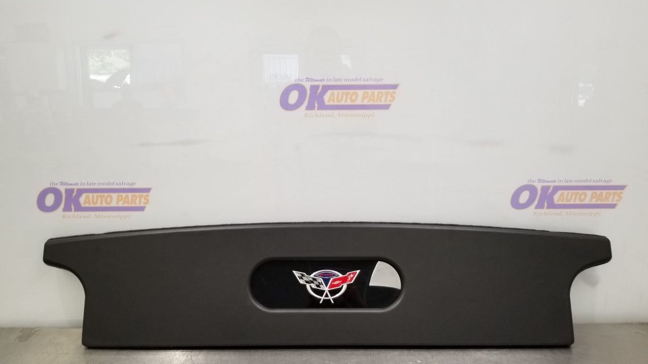 04 CHEVY CORVETTE C5 Z06 COMMEMORATIVE EDITION REAR CABIN FINISH PANEL BLACK