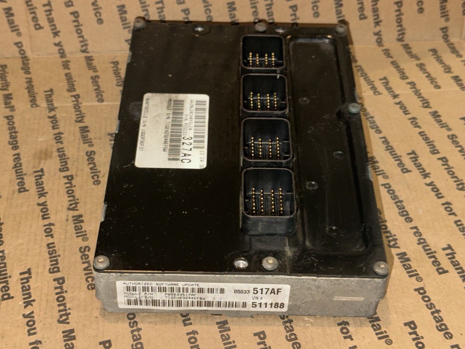 05033517AF   2005  PT Cruiser 2.4L Automatic Updated Engine Computer Module ECM