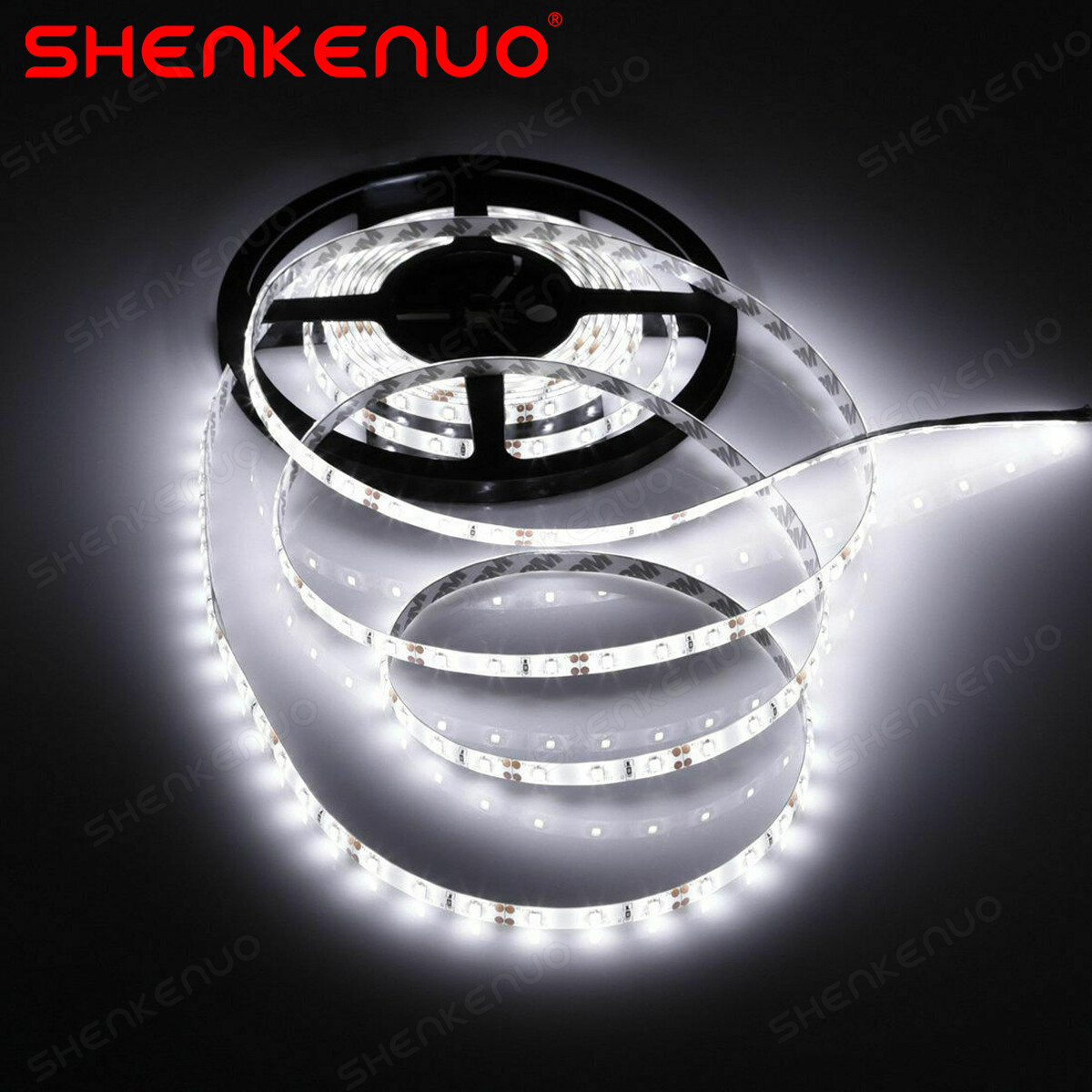 5M 5050 LED Strip Light 300 LED Super Bright 6000K Cool White Waterproof IP65