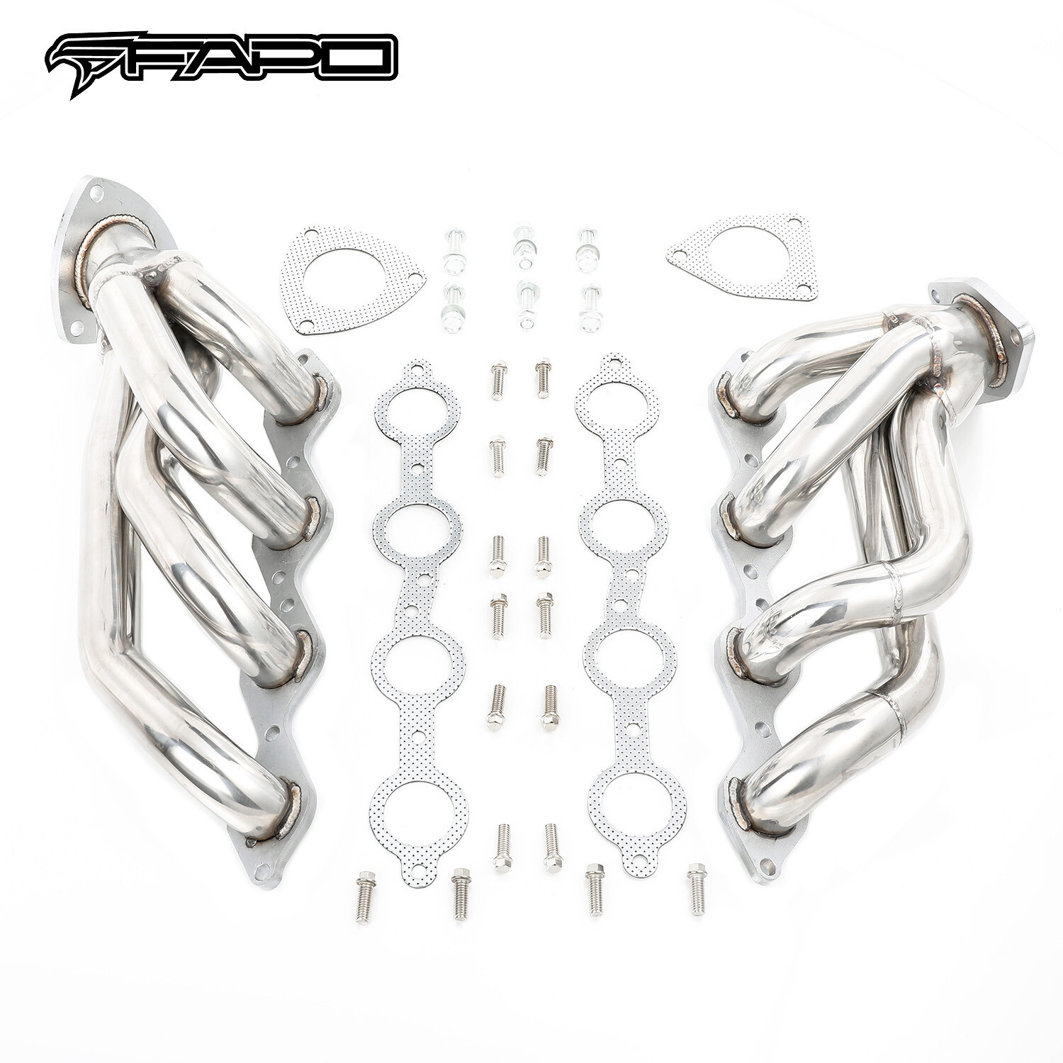 FAPO Shorty Headers for Chevy GMC 03-06 Sierra Silverado 1500HD 2500HD Truck 6.0 FAPO Shorty Headers for Chevy GMC 03-06 Sierra Silverado 1500HD 2500HD Truck 6.0
