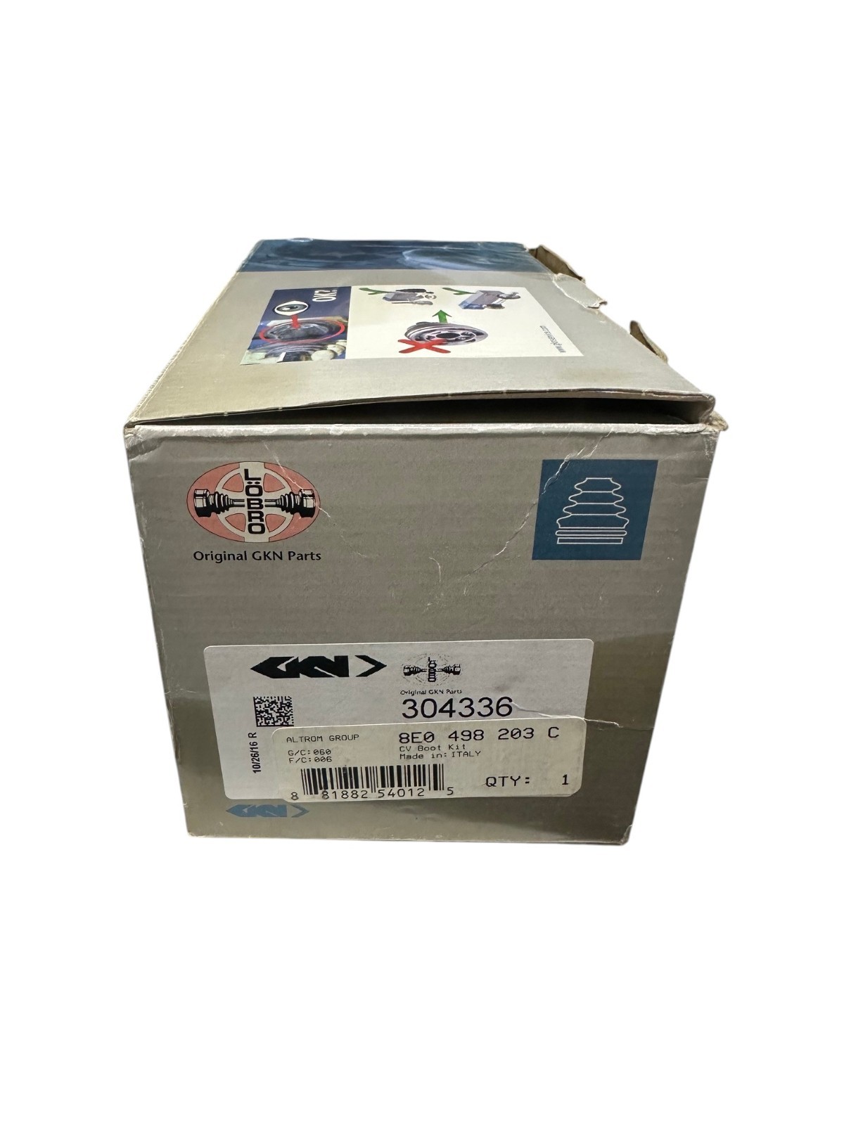 GKN Löbro 304336, 8E0498203C CV Boot Kit 🔥 Fast Shipping 🔥
