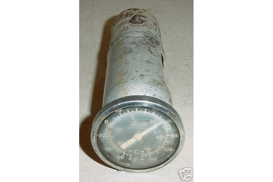 0411078-2, S-1322-1, Cessna Outside Temperature Indicator w/ Air Inlet / Vent