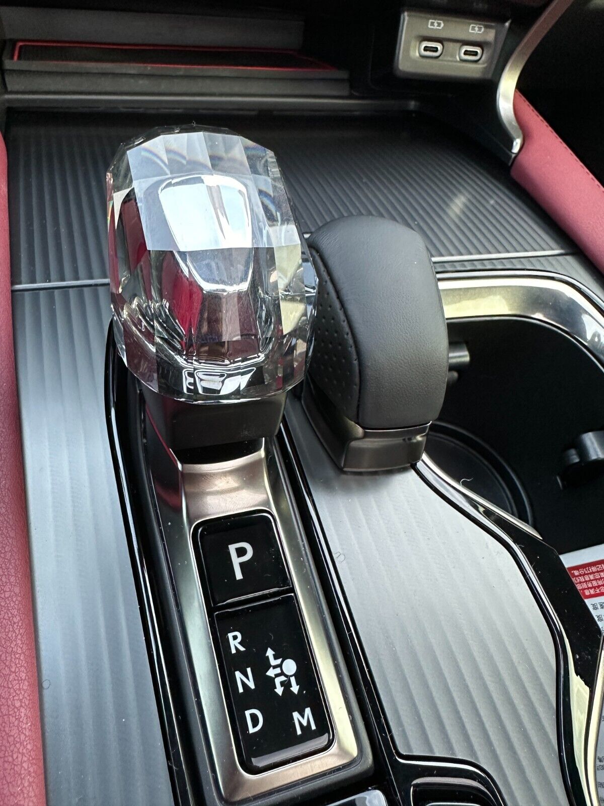 Luxury Crystal Gear Shift Knob for Lexus 2022 NX/2023 RX/2024 TX