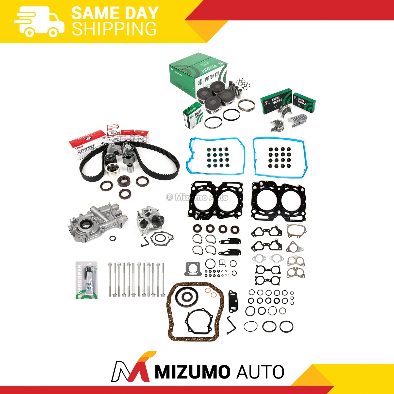 Overhaul Engine Rebuild Kit Fit 02-05 Subaru Impreza WRX Turbo USDM EJ205 Overhaul Engine Rebuild Kit Fit 02-05 Subaru Impreza WRX Turbo USDM EJ205