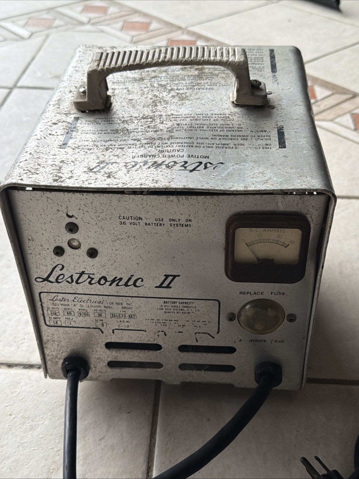 Lester Lestronic II 48V Golf Cart Battery Charger Automatic Club Car EZGO Yamaha