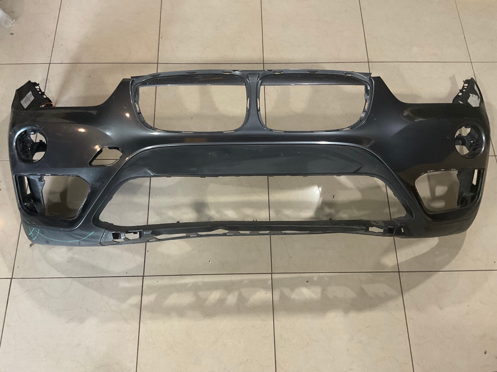 Front Bumper BMW X1 2017 2018 2019 Gray  with  M Package 