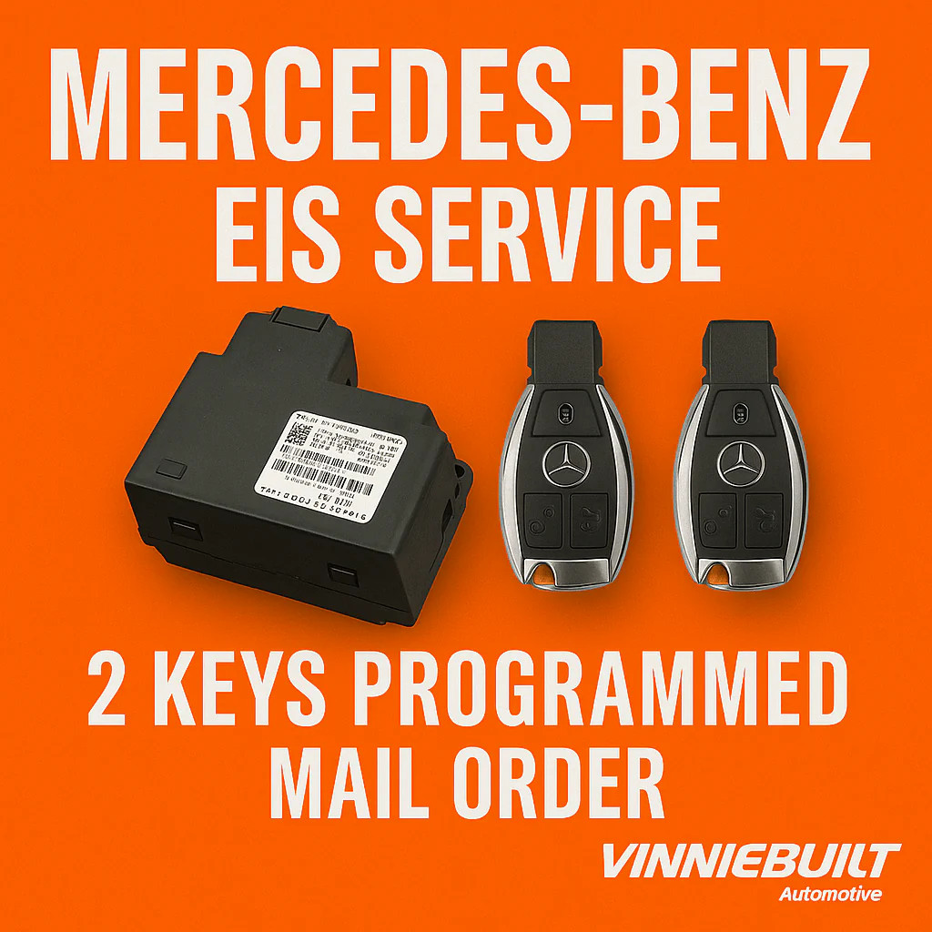 Mercedes-Benz Two Keys Programmed Mail Order EIS Service
