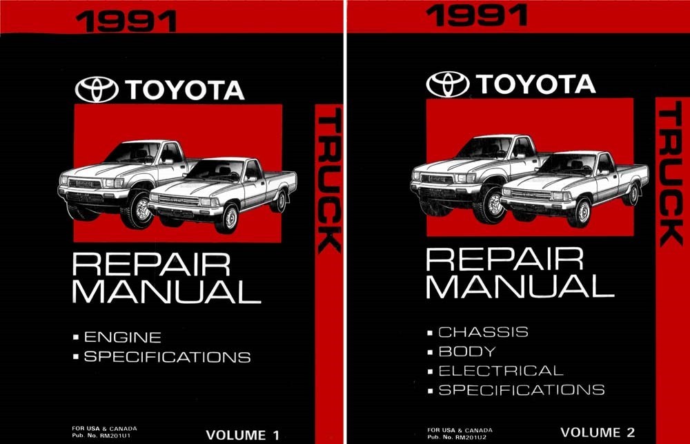 1991 Toyota Pickup Factory Shop Service Manual 1991 Toyota Pickup Factory Shop Service Manual