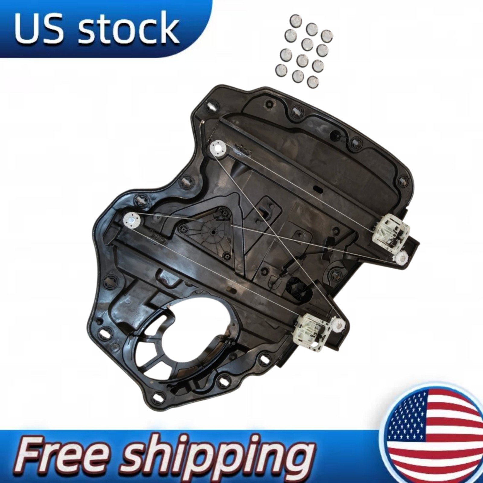 For 20-25 Lincoln Aviator Front RH Side Door Window Glass Regulator LC5Z5823208B