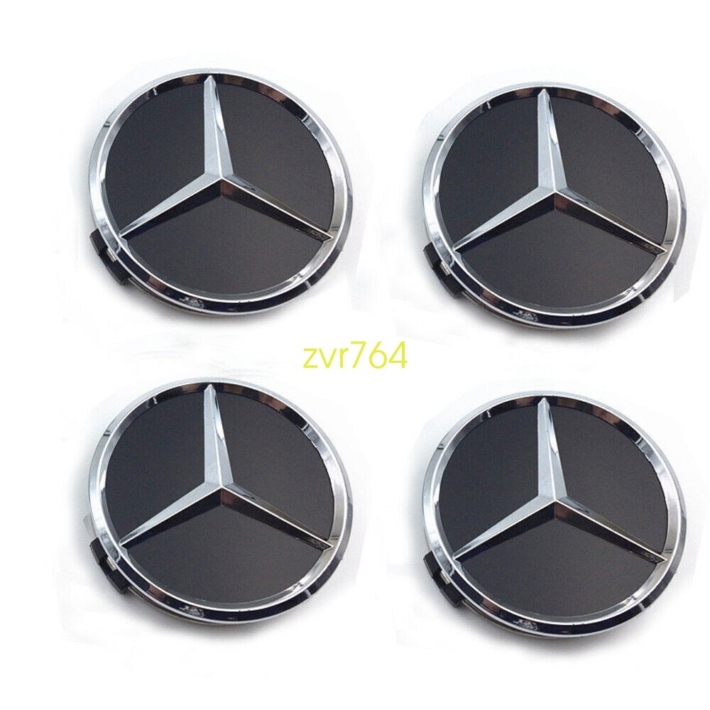 4PCS 75mm Wheel Center Hub Caps Cover Logo Badge Emblem For Mercedes Benz USA 4PCS 75mm Wheel Center Hub Caps Cover Logo Badge Emblem For Mercedes Benz USA