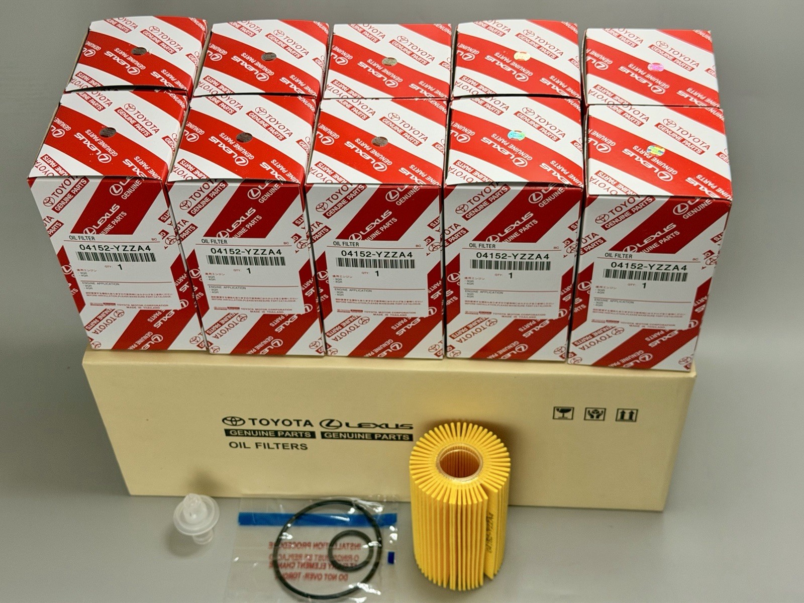 10 pcs OEM Toyota Oil Filters 04152-YZZA4 10 pcs OEM Toyota Oil Filters 04152-YZZA4