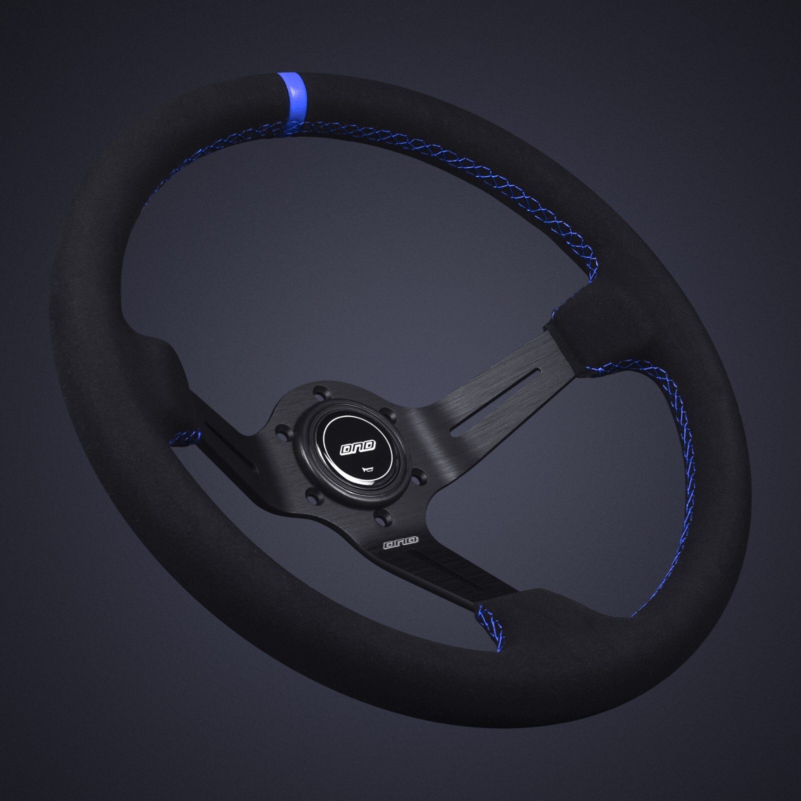 DND Performance Interior Alcantara Race Wheel (Blue)