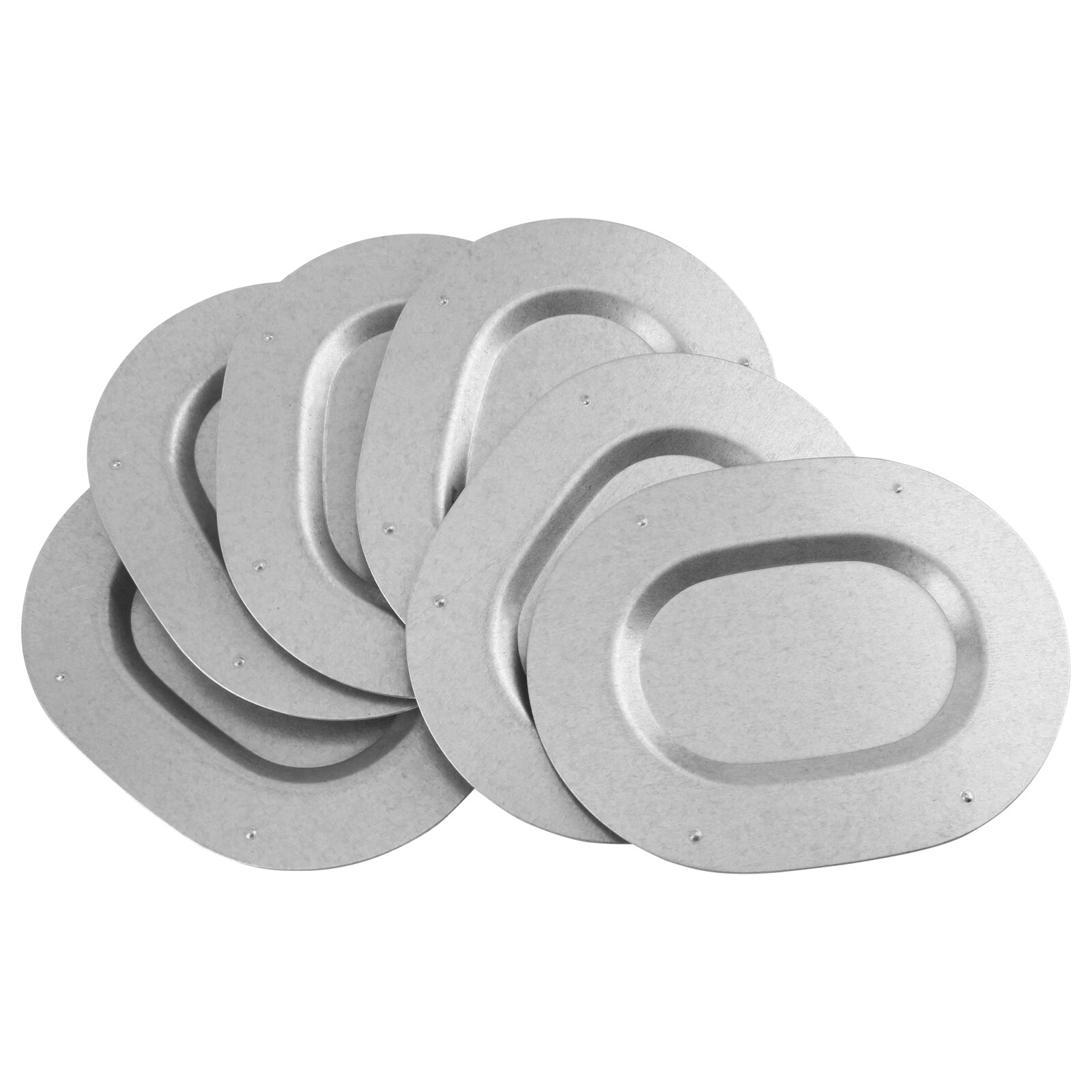 6x Trunk Floor Pan Oval Drain Plug Plate For A-body Chevelle GTO 442 GS 1967-72