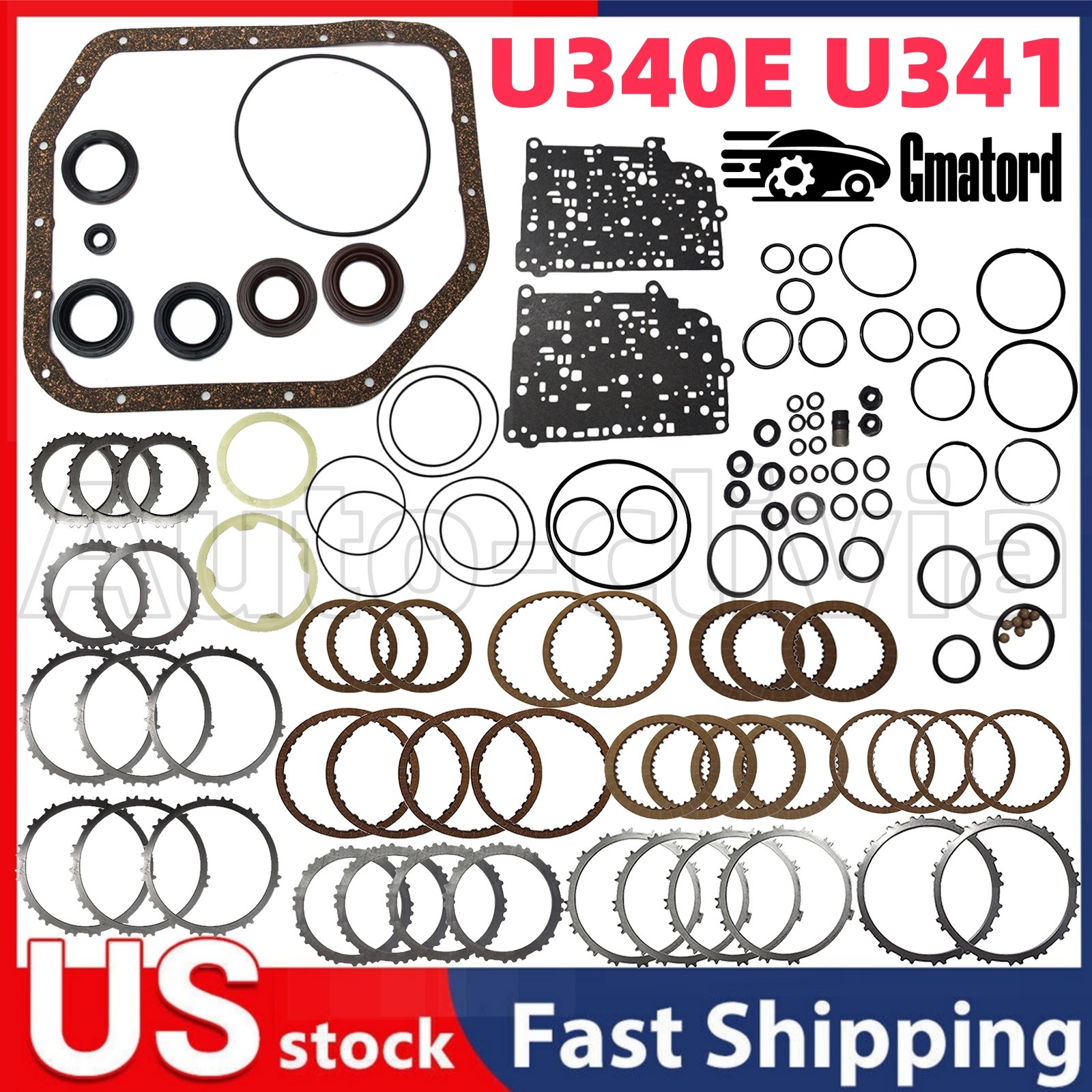 👍New U340E U341E Transmission Master Rebuild Kit For Toyota Corolla Platz Yaris