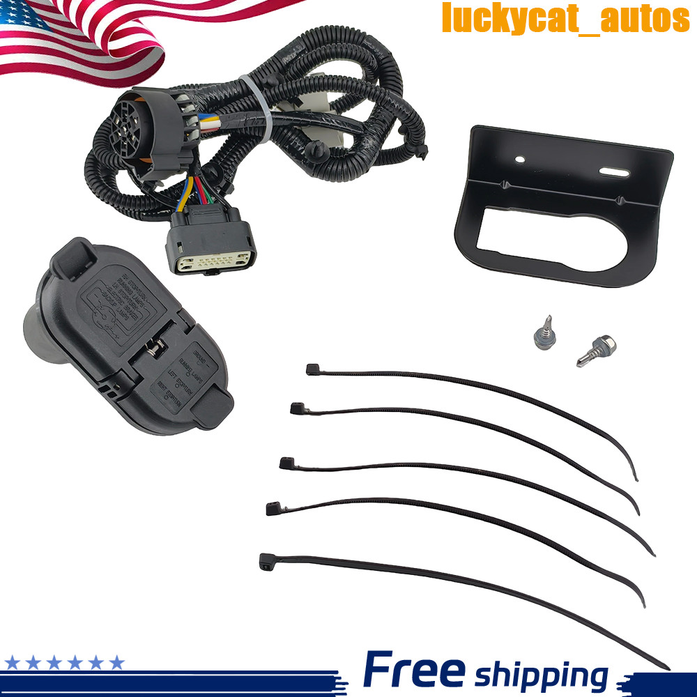 Fit Ford F-150 2015-2020 w/o Parking Aid Trailer Tow Harness Kit HL3Z-13A576-D