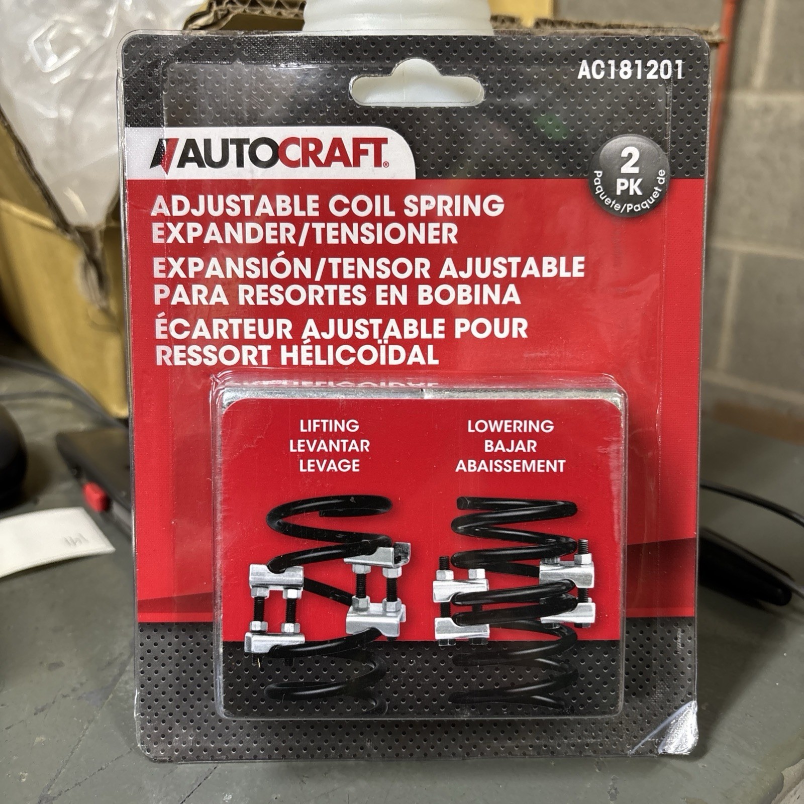 Autocraft AC181201 - Adjustable Coil Spring Expander/Tensioner