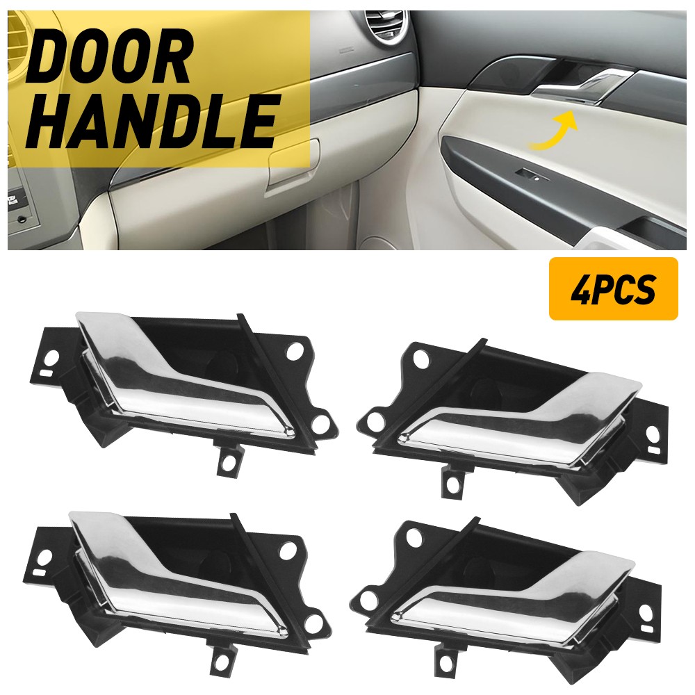 4Psc Chrome Front & Interior Rear Door Handle for Chevrolet Captiva Sport 12-15