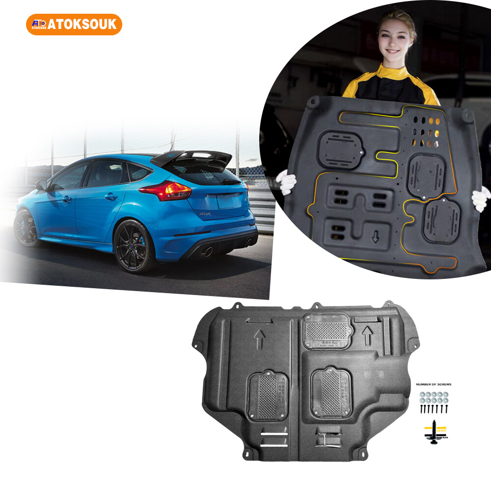 Engine Skid Plate For 2016-2018 Ford Focus RS Under Splash Shield Heavy Duty