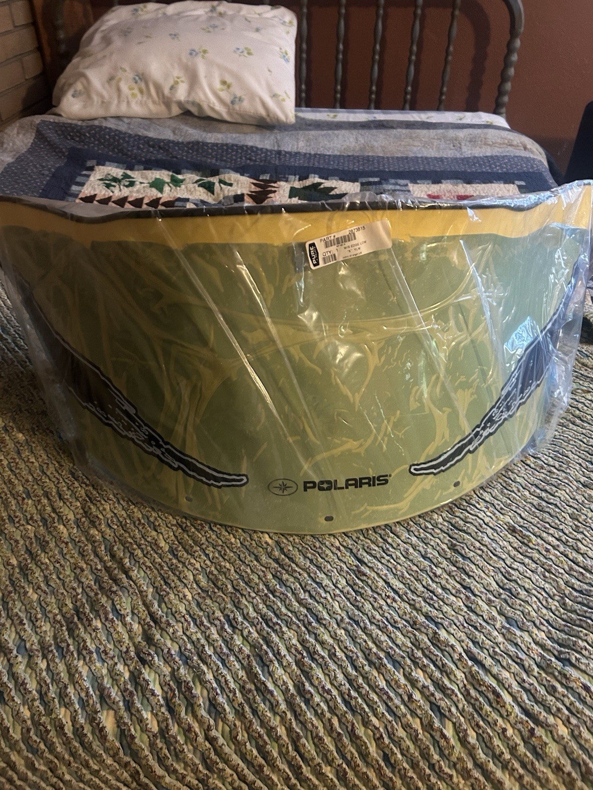 Nos Edge Polaris Snowmobile Low Yellow Windshield Part Number 2873815 Nos Edge Polaris Snowmobile Low Yellow Windshield Part Number 2873815