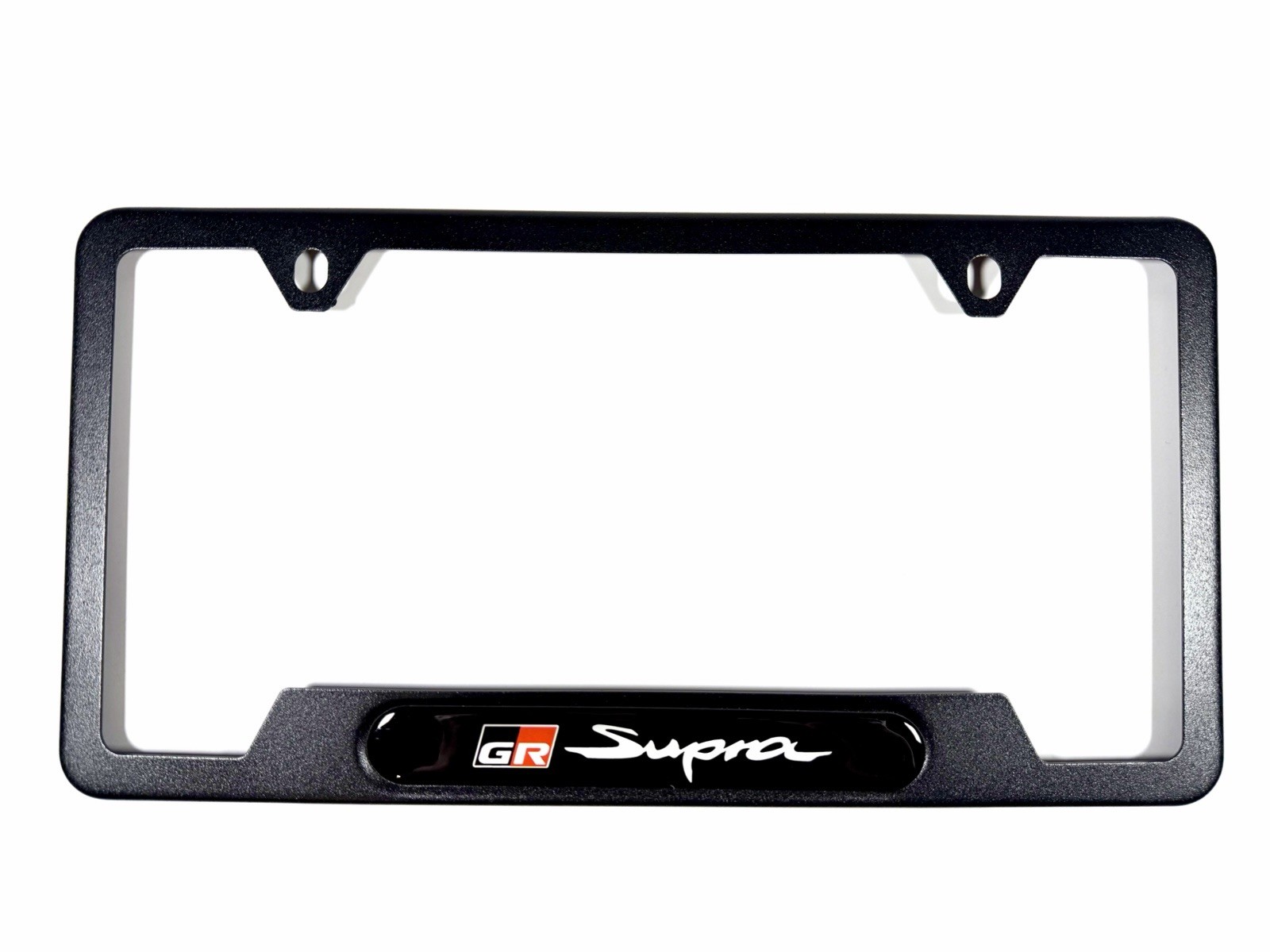 New Matte Black License Plate Frame Stainless Steel GrSupra Gr Supra