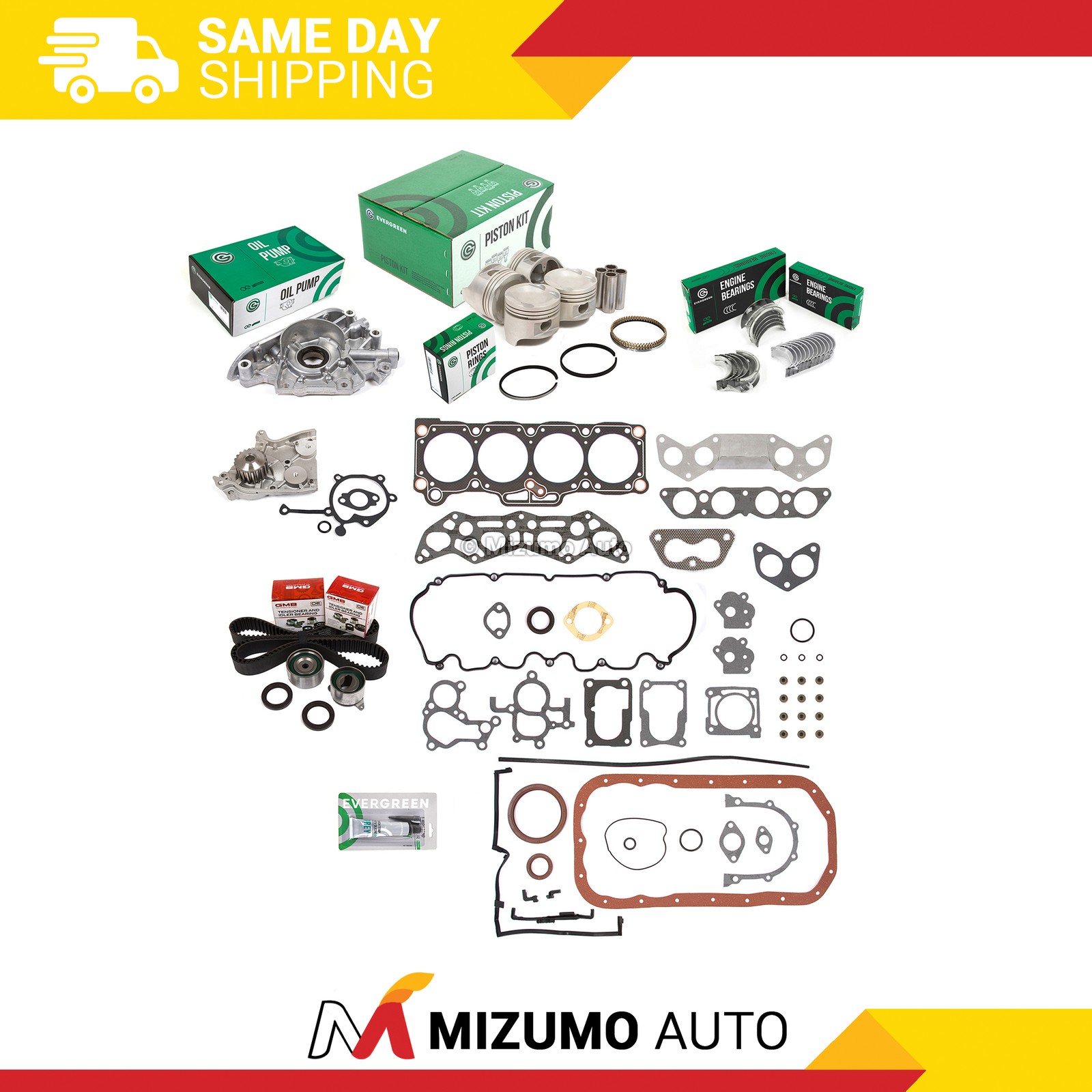 Engine Rebuild Kit Fit 88-92 Mazda MX6 626 Ford Probe 2.2L SOHC  F2