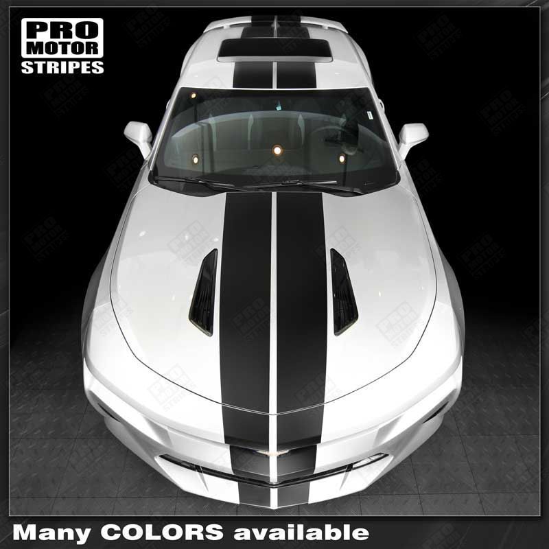 Chevrolet Camaro 2016-2023 Bumper to Bumper Tapered Dual Stripes (Choose Color)
