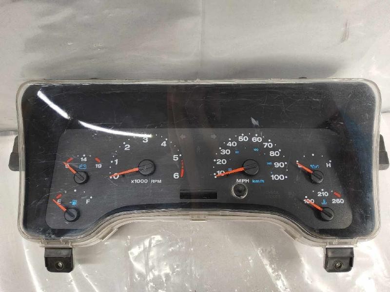 2001-2002 Jeep Wrangler TJ Speedometer Instrument Gauge Dash Cluster LHD MPH Oem