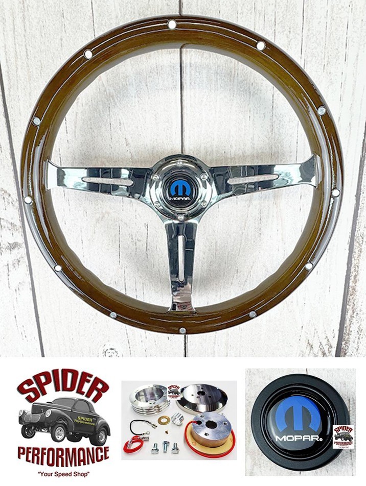 1970-1987 Dodge wood steering wheel 14