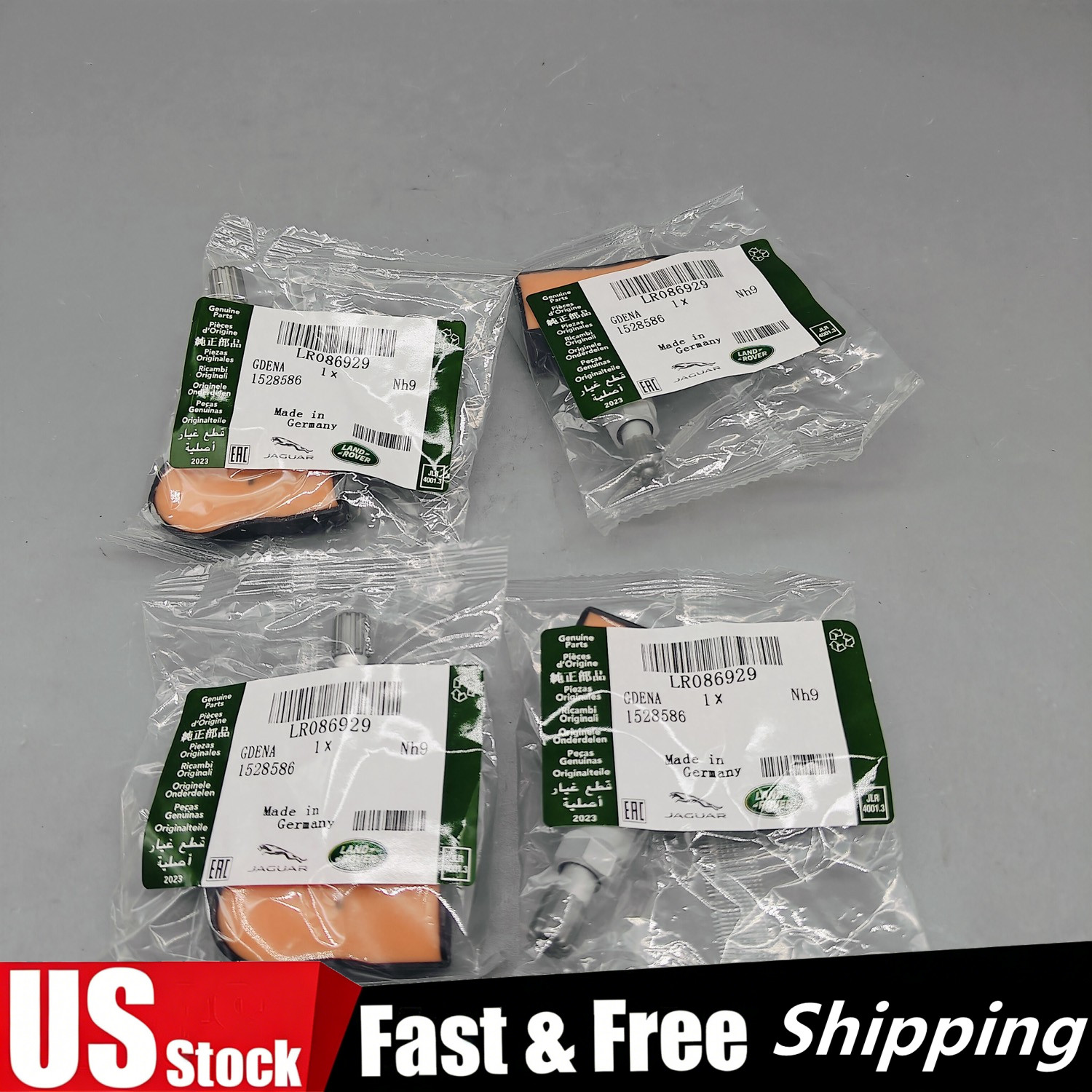 Complete Set of 4 For Land Rover TPMS Tire Pressure Sensors Kit 315MHz
