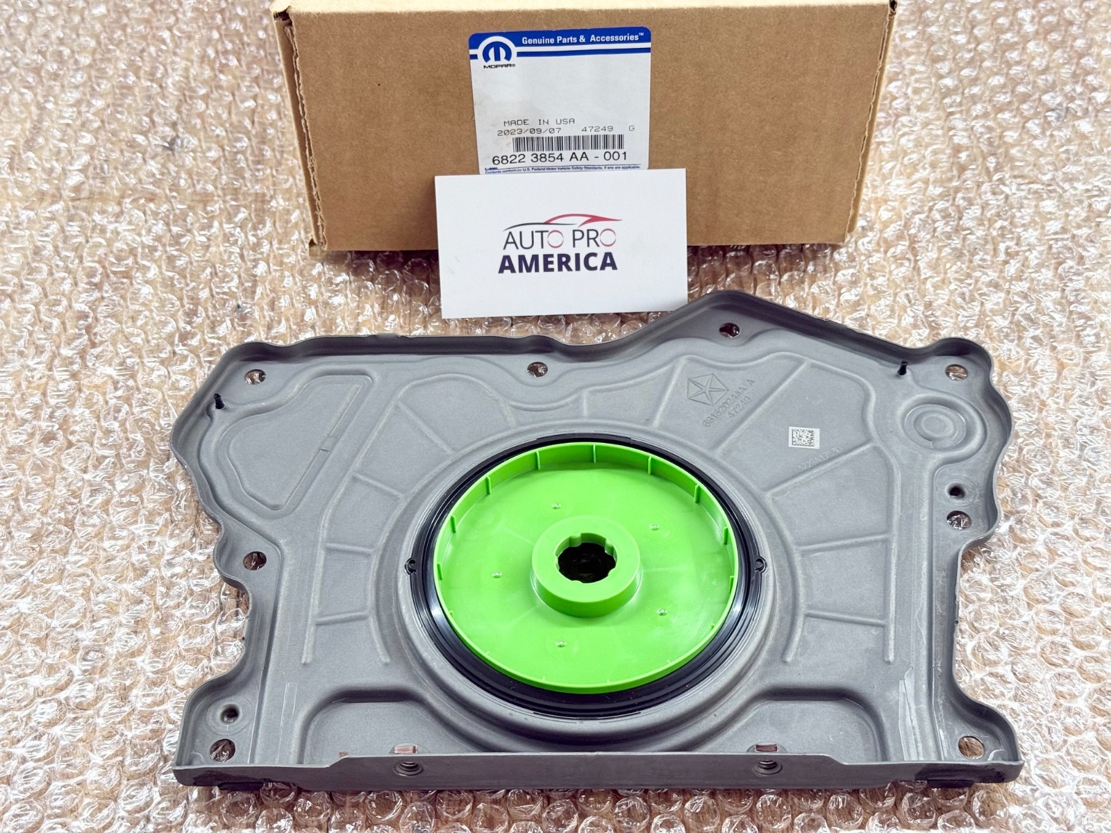 CRANKSHAFT REAR OIL RETAINER and SEAL JEEP DODGE CHRYSLER OEM MOPAR 68223854AA