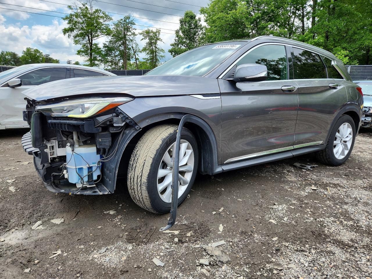 Used Right Tail Light Assembly fits: 2019 Infiniti QX50 quarter panel mounted Ri