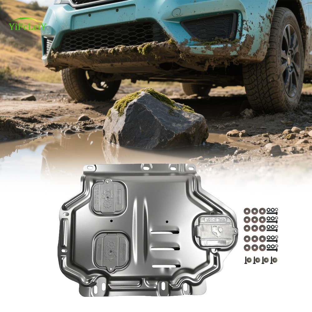 Metal Skid Plate For Honda Fit 2008-2020 Engine Splash Shield Heavy Duty