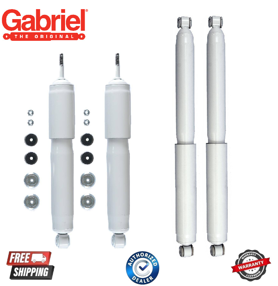 Front & Rear Gabriel Shocks for 99-10 SILVERADO SIERRA 1500HD 2500HD 3500HD Front & Rear Gabriel Shocks for 99-10 SILVERADO SIERRA 1500HD 2500HD 3500HD