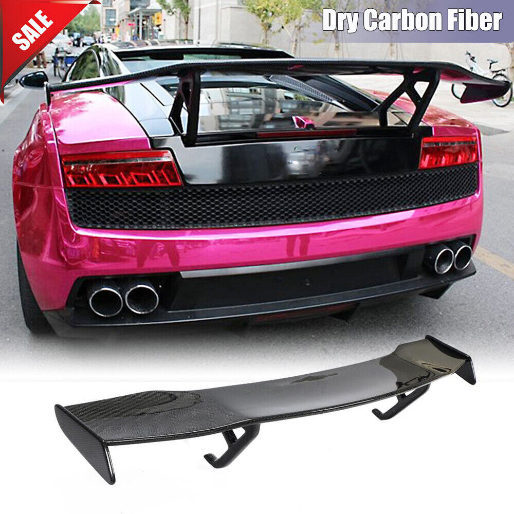 Dry Carbon Fiber Rear Trunk Spoiler GT Wing For Lamborghini Gallardo LP550-LP570