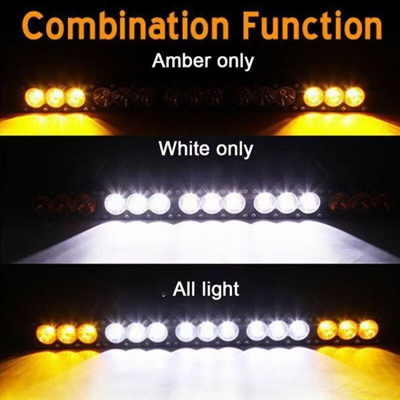 30/40-inch 180 w dual color single row led light bar 