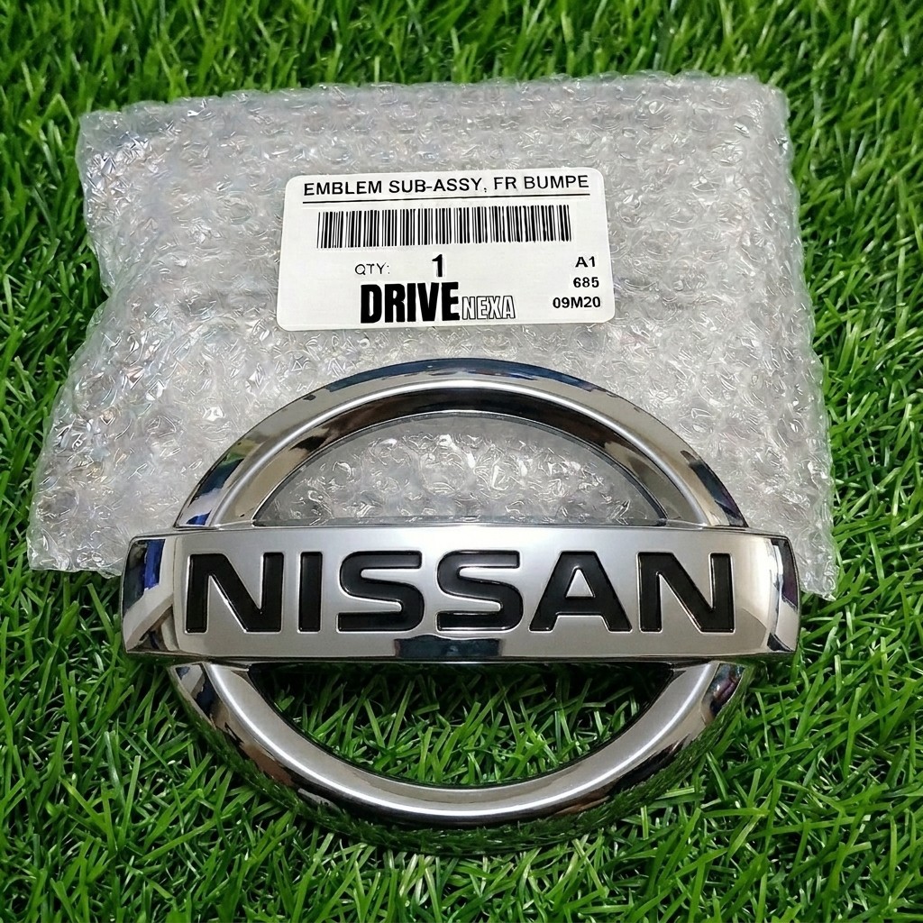 Nissan 350Z 370Z Z33 Z34 Front Grill Emblem Badge Silver Black Genuine OEM 03-21