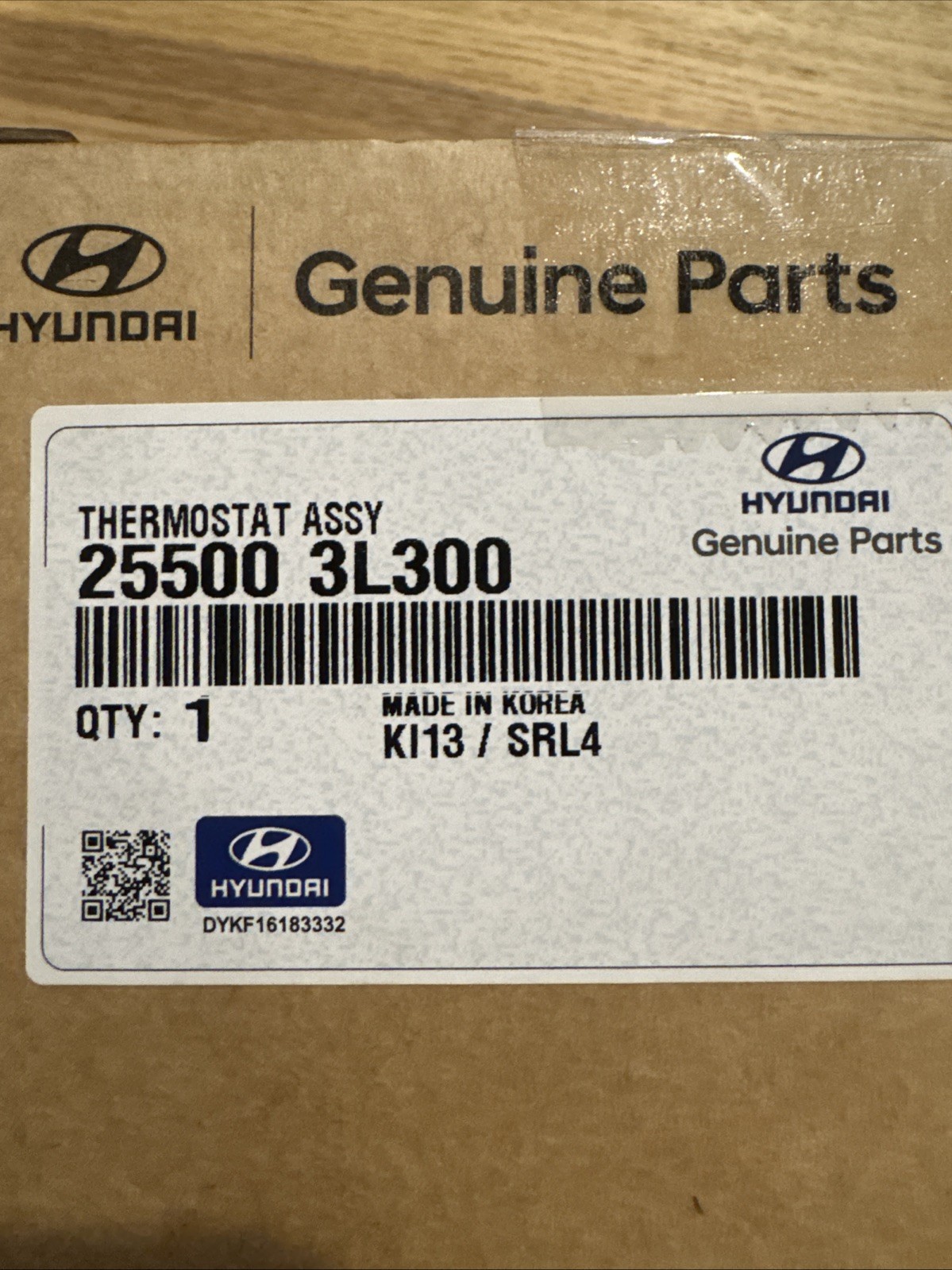 USA - New Genuine Hyundai Thermostat Assy 25500-3L300 USA - New Genuine Hyundai Thermostat Assy 25500-3L300
