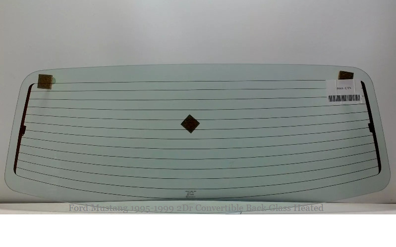 Fits Ford Mustang 1995-1999 2Dr Convertible Back Glass Heated + Glue Fits Ford Mustang 1995-1999 2Dr Convertible Back Glass Heated + Glue