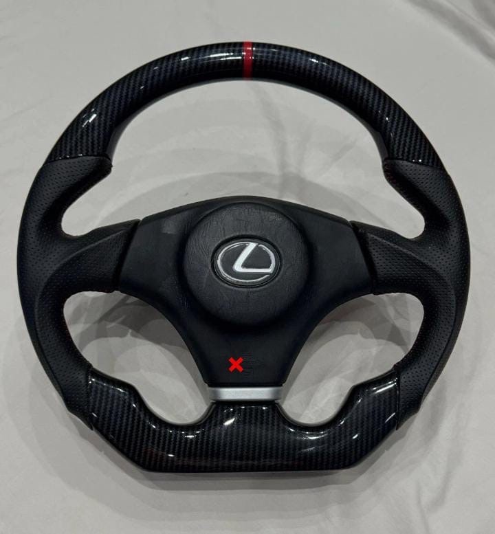 Customize LEXUS CARBON FIBER STEERING WHEEL FOR LEXUS SC300,400 IS300 IS200